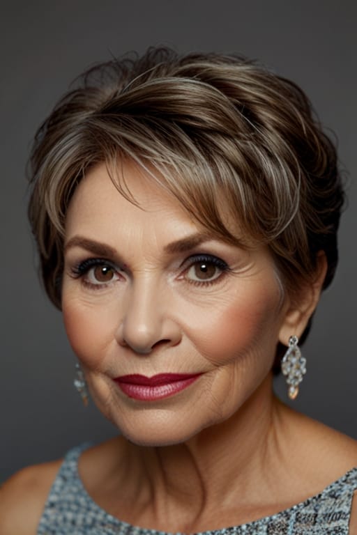 Top 40 Hairstyles for Women Over 60 58 A Women Over 60 with The French Twist Hairstyle
